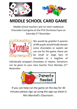middle school card game - Aldryngton Primary School