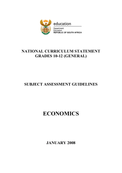 economics - Department of Basic Education