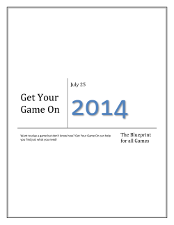 Get Your Game On