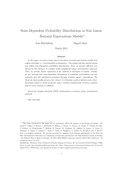 State-Dependent Probability Distributions in Non Linear Rational