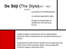 De Stijl - McCray Art