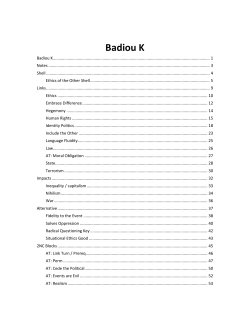 Badiou K - adi2013