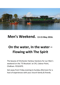 Men`s Weekend. 13-15 May 2016. On the water, In the water