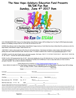 Application - New Hope-Solebury Education Fund