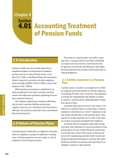 4.01 Accounting Treatment of Pension Funds (pdf 375kb)