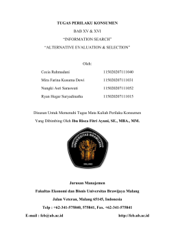 chapter 16 alternative evaluation and selection