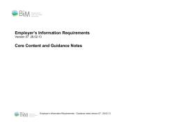 Employer`s Information Requirements