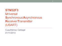 Universal synchronous asynchronous receiver transmitter (USART)