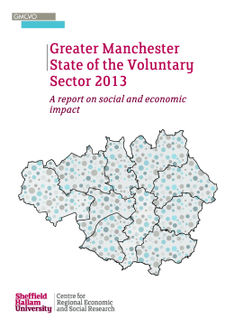 Greater Manchester State of the Voluntary Sector