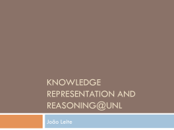 knowledge representation and reasoning@unl