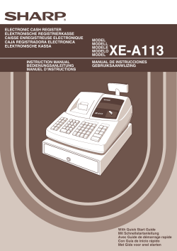 XE-A113 Operation-Manual GB DE FR ES NL