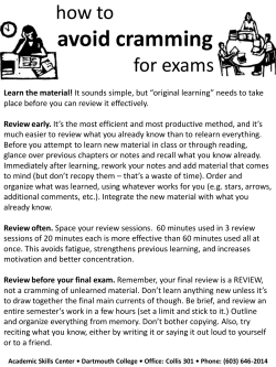 Academic Skills Center - Students