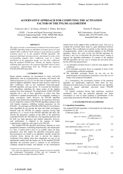 Alternative Approach for Computing the Activation Factor of the