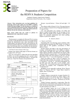 Paper Title (use style: paper title)