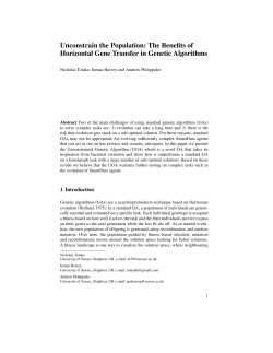 The Benefits of Horizontal Gene Transfer in Genetic Algorithms