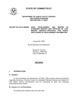 Short Decision template with disclaimer