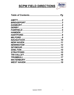 scpw directions - League Athletics