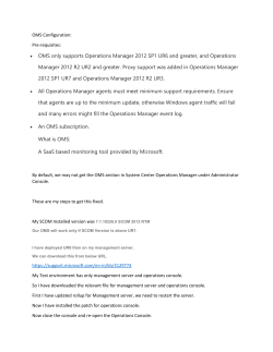 OMS configuration - TechNet Gallery