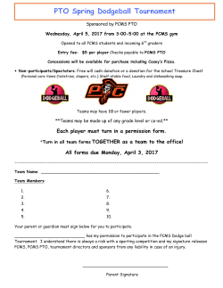 Each player must turn in a permission form. *Turn in all team forms