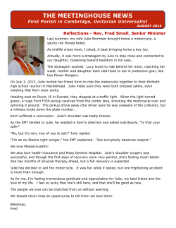 August 2015 MHN - First Parish in Cambridge