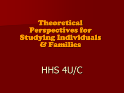 Families in Diverse Society Teacher: Miss Miller