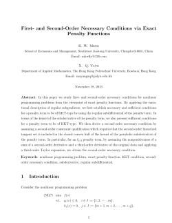 First- and Second-Order Necessary Conditions via Exact Penalty
