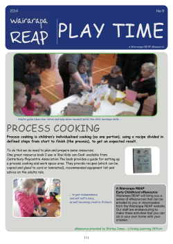 Playtime 9 Process cooking