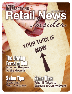 Sales Tips The Driving Force of Deli Game Time