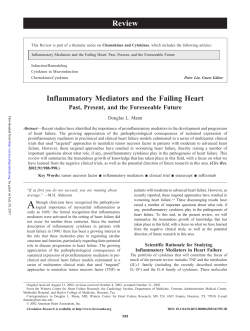 Inflammatory Mediators and the Failing Heart