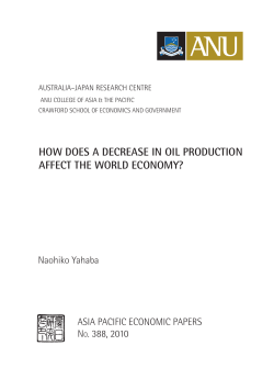 how does a decrease in oil production affect the world economy?