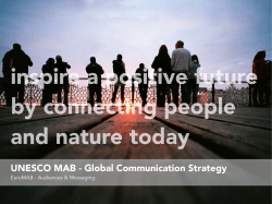 EuroMAB - Communication Strategy - Audiences