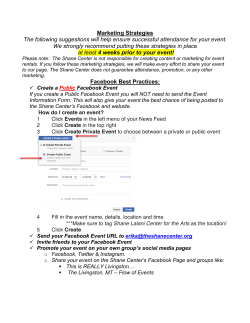 Marketing Strategies The following suggestions will help ensure