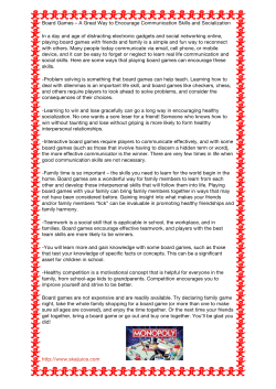 Board Games - St Therese`s, Kennington