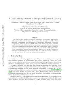 A Deep Learning Approach to Unsupervised Ensemble Learning