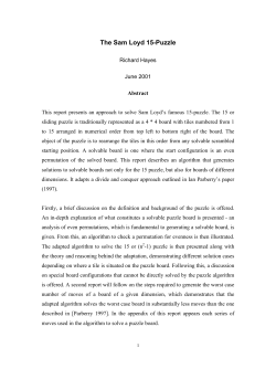 The Sam Loyd 15
