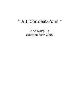 A.I. Connect-Four