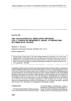 paper 319 the transcendental meditation program and a compound