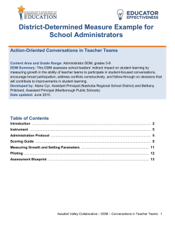 Development Report Action-Oriented Conversations in Teacher