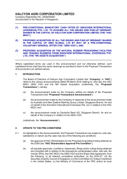 (1) HAC MGO - Halcyon Agri