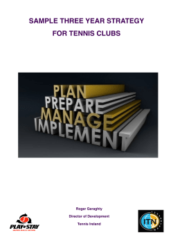 Template Club Development Strategy