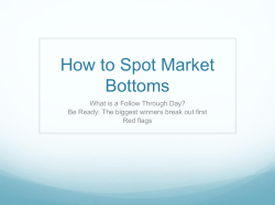 How to Spot Market Bottoms