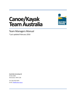 Team Manager`s Handbook