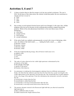 Activities 5, 6 and 7