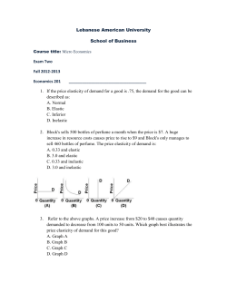 Lebanese American University School of Business Course title