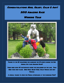 2013 Amazing Race Winning Team