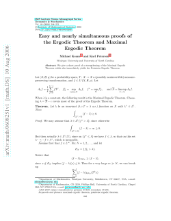 Easy and nearly simultaneous proofs of the Ergodic Theorem