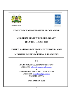 EEP MTR Report - Final Draft