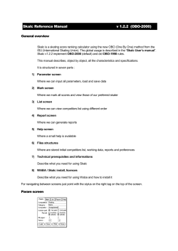 Skalc Reference Manual