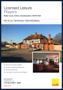 Licensed Leisure Players - Property Search