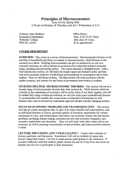 Principles ofMicroeconomics